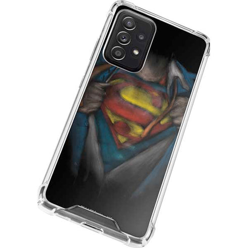 DC Comics Superman Pastel Art Galaxy A52 5G Clear Case