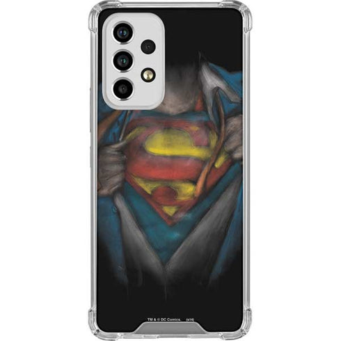 DC Comics Superman Pastel Art Galaxy A53 5G Clear Case