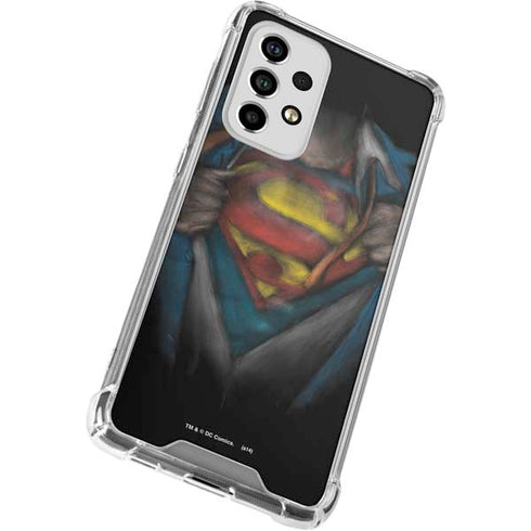 DC Comics Superman Pastel Art Galaxy A53 5G Clear Case