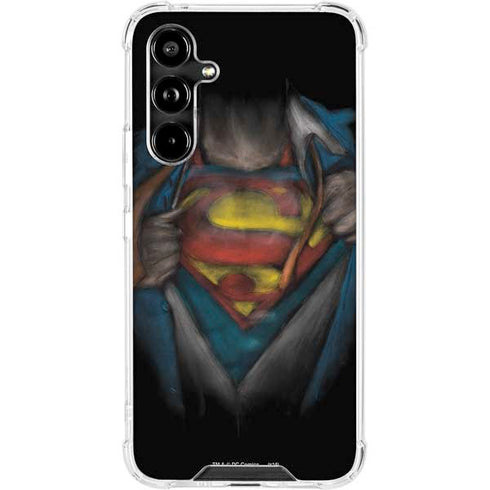 DC Comics Superman Pastel Art Galaxy A54 5G Clear Case