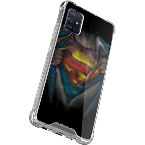 DC Comics Superman Pastel Art Galaxy A71 5G Clear Case
