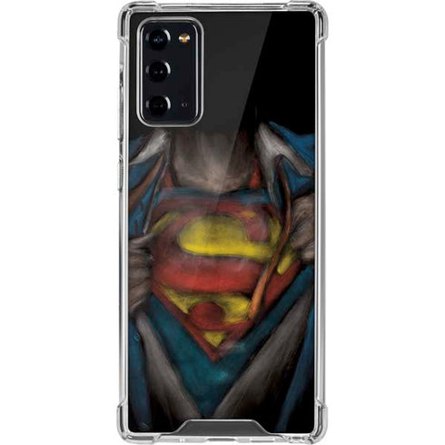 DC Comics Superman Pastel Art Galaxy Note20 5G Clear Case