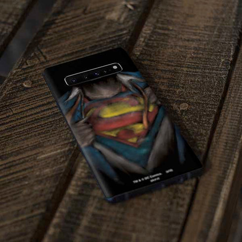 DC Comics Superman Pastel Art Galaxy S10 Plus Skin