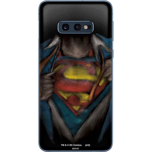 DC Comics Superman Pastel Art Galaxy S10e Skin