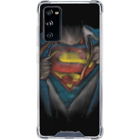 DC Comics Superman Pastel Art Galaxy S20 FE Clear Case