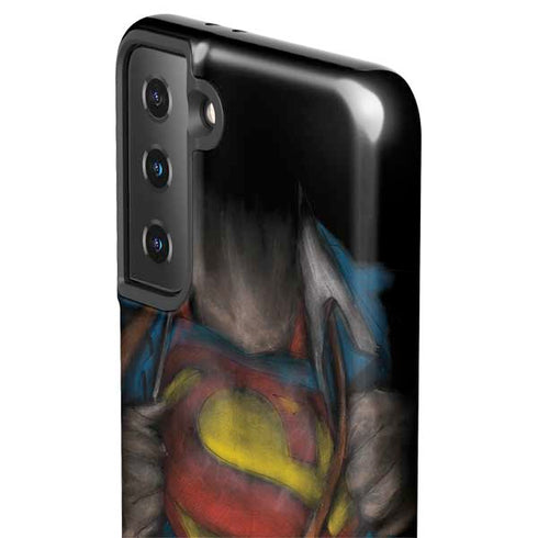 DC Comics Superman Pastel Art Galaxy S21 FE Pro Case