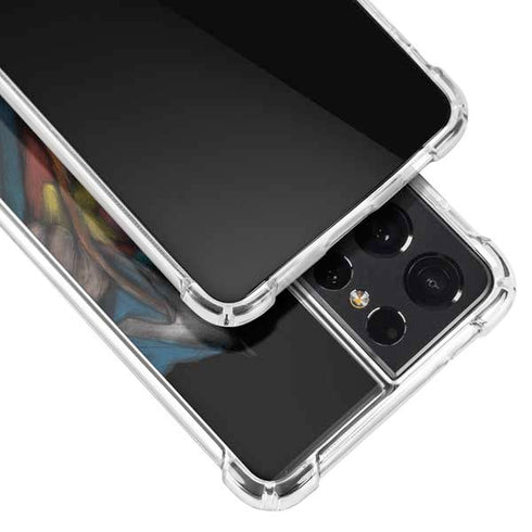 DC Comics Superman Pastel Art Galaxy S21 Ultra 5G Clear Case