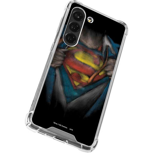 DC Comics Superman Pastel Art Galaxy S23 Clear Case