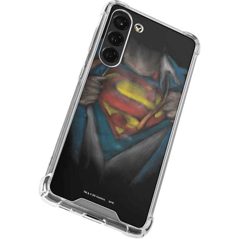 DC Comics Superman Pastel Art Galaxy S23 Plus Clear Case
