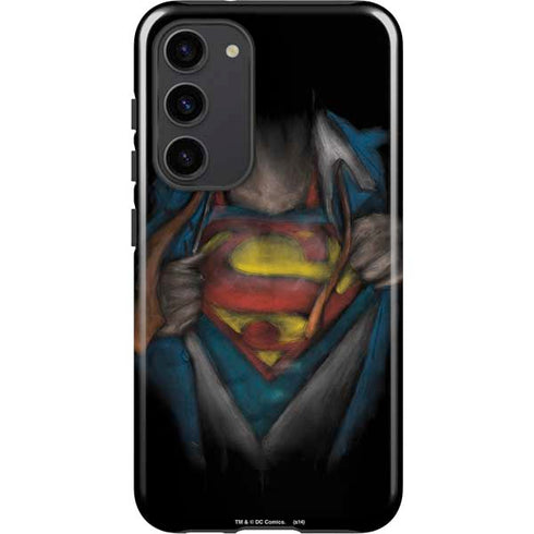 DC Comics Superman Pastel Art Galaxy S23 Plus Pro Case