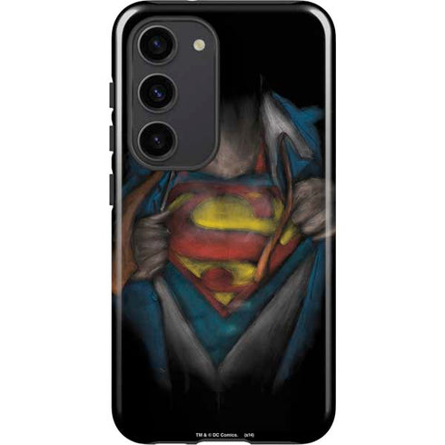 DC Comics Superman Pastel Art Galaxy S23 Pro Case