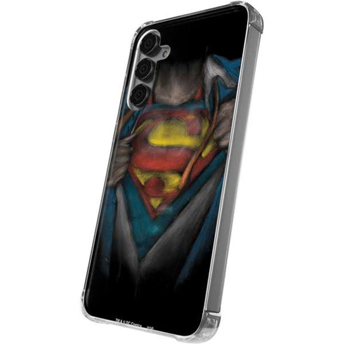 DC Comics Superman Pastel Art Galaxy S24 Plus Clear Case