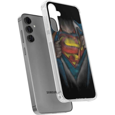 DC Comics Superman Pastel Art Galaxy S24 Plus Clear Case