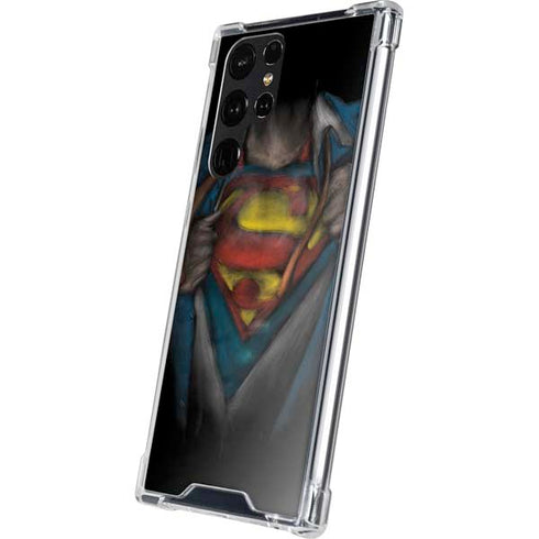DC Comics Superman Pastel Art Galaxy S24 Ultra Clear Case