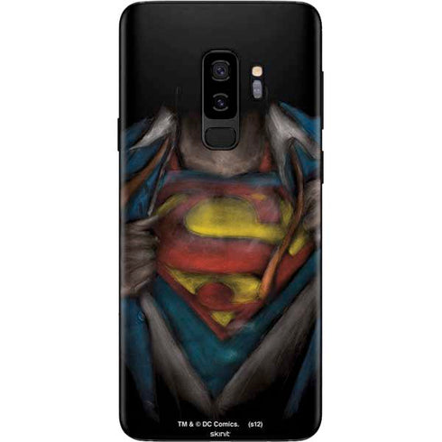 DC Comics Superman Pastel Art Galaxy S9 Plus Skin