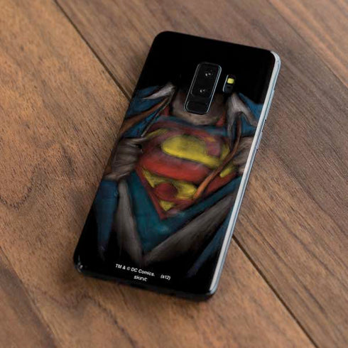 DC Comics Superman Pastel Art Galaxy S9 Plus Skin