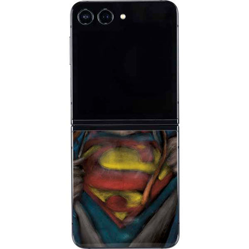 DC Comics Superman Pastel Art Galaxy Z Flip5 5G Skin