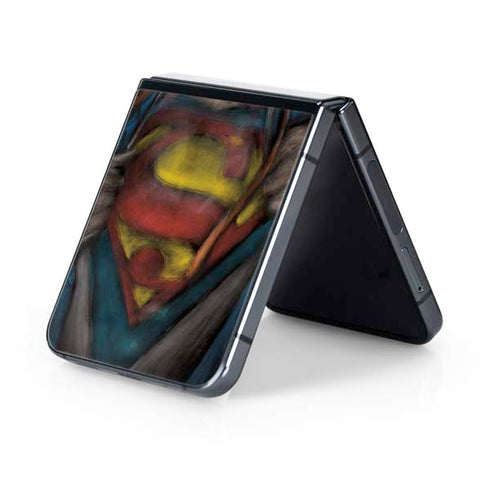 DC Comics Superman Pastel Art Galaxy Z Flip5 5G Skin