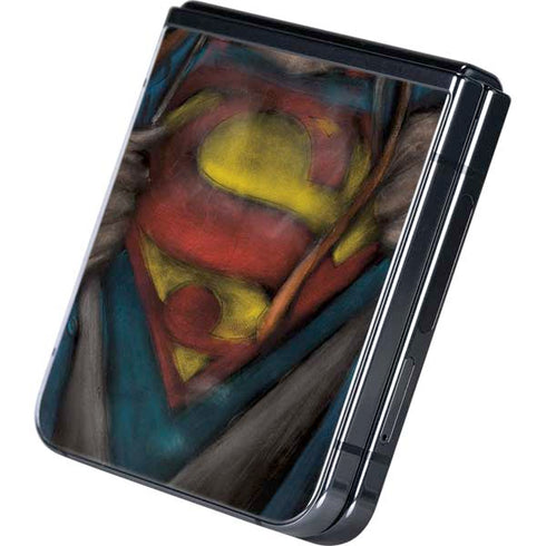 DC Comics Superman Pastel Art Galaxy Z Flip5 5G Skin