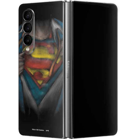 DC Comics Superman Pastel Art Galaxy Z Fold4 5G Skin