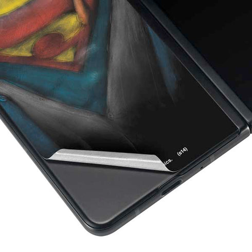 DC Comics Superman Pastel Art Galaxy Z Fold4 5G Skin