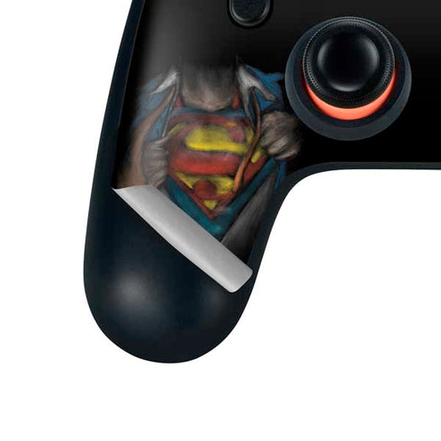 DC Comics Superman Pastel Art Google Stadia Controller Skin