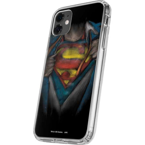 DC Comics Superman Pastel Art iPhone 11 Clear Case
