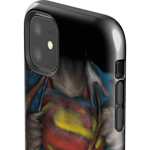 DC Comics Superman Pastel Art iPhone 11 Impact Case
