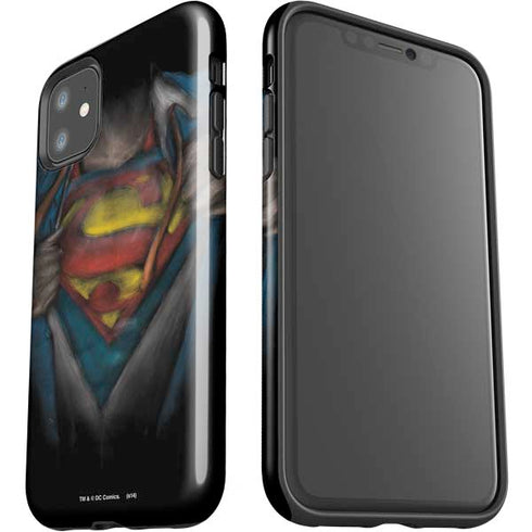 DC Comics Superman Pastel Art iPhone 11 Impact Case