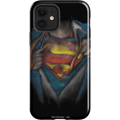 DC Comics Superman Pastel Art iPhone 12 Impact Case