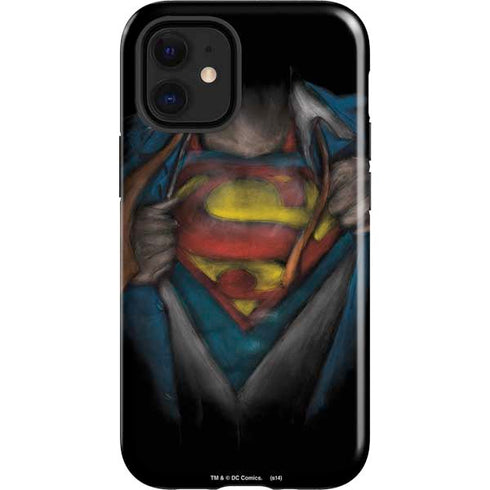 DC Comics Superman Pastel Art iPhone 12 Mini Impact Case