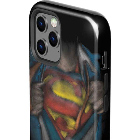 DC Comics Superman Pastel Art iPhone 12 Pro Max Impact Case
