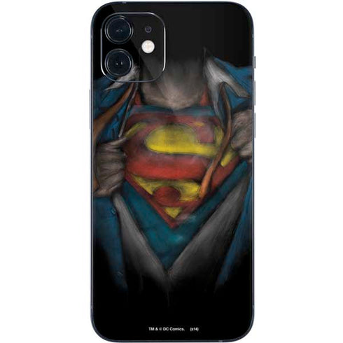 DC Comics Superman Pastel Art iPhone 12 Skin