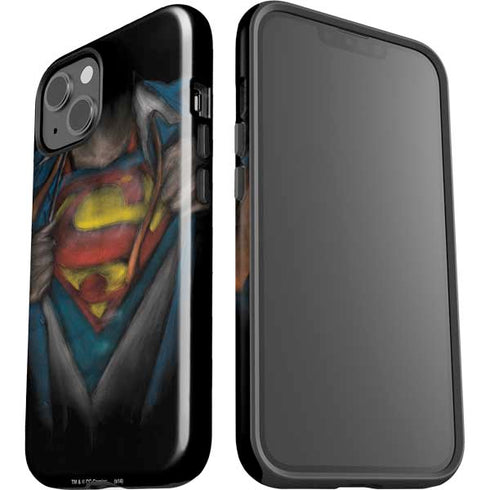 DC Comics Superman Pastel Art iPhone 15 Impact Case