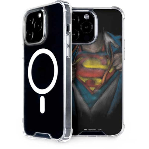 DC Comics Superman Pastel Art iPhone 14 Pro Max MagSafe Case