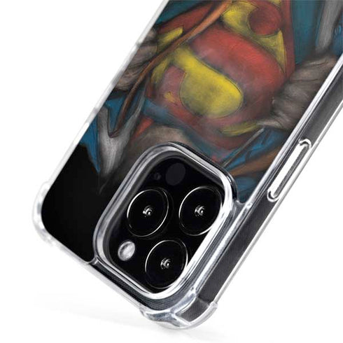 DC Comics Superman Pastel Art iPhone 14 Pro Max MagSafe Case