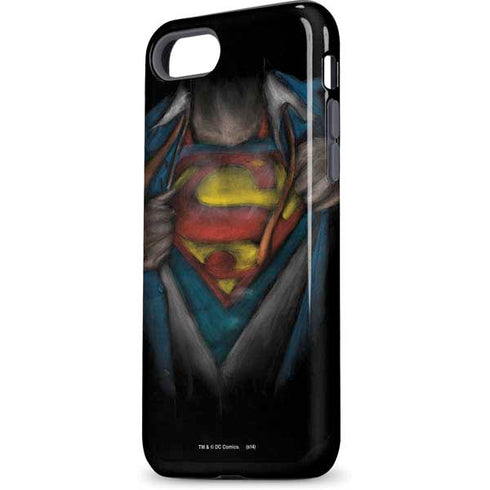 DC Comics Superman Pastel Art iPhone 8 Pro Case