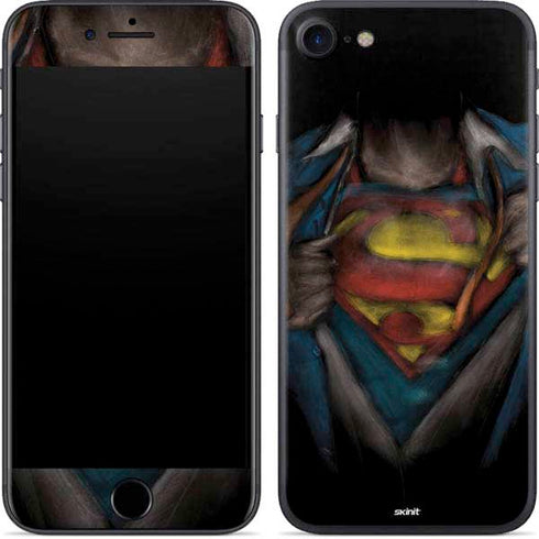 DC Comics Superman Pastel Art iPhone SE (2nd & 3rd Gen) Skin