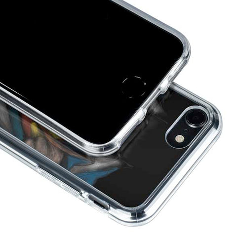 DC Comics Superman Pastel Art iPhone SE (2nd & 3rd Gen) Clear Case
