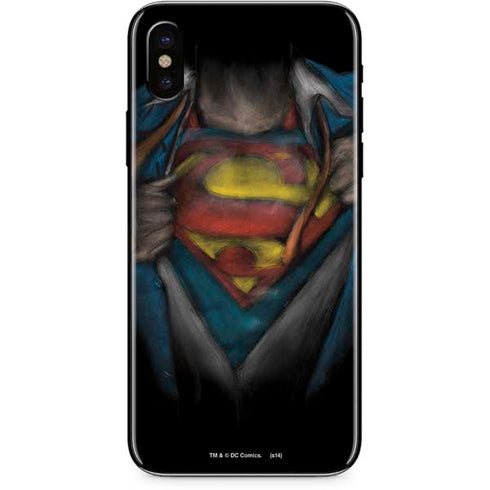 DC Comics Superman Pastel Art iPhone XS Skin