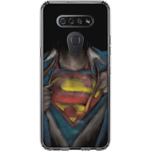 DC Comics Superman Pastel Art LG K51/Q51 Clear Case