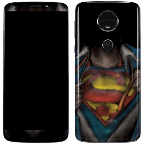 DC Comics Superman Pastel Art Moto E5 Plus Skin