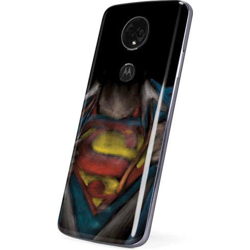 DC Comics Superman Pastel Art Moto E5 Plus Skin