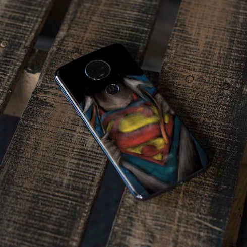 DC Comics Superman Pastel Art Moto E5 Plus Skin
