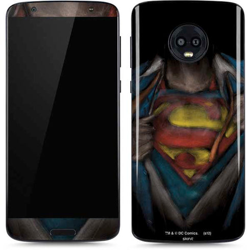 DC Comics Superman Pastel Art Moto G6 Skin