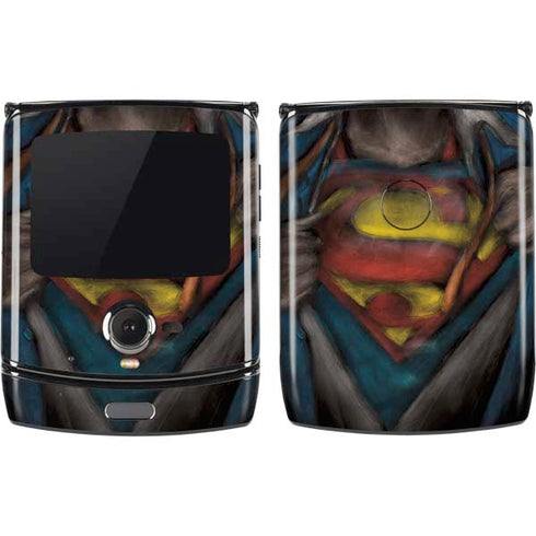 DC Comics Superman Pastel Art Motorola RAZR Skin