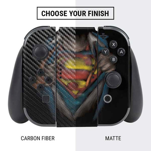 DC Comics Superman Pastel Art Nintendo Switch Bundle Skin