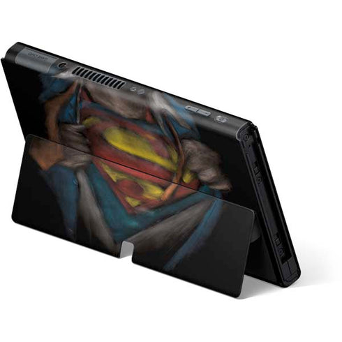 DC Comics Superman Pastel Art Nintendo Switch OLED (2021) Skin