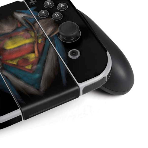 DC Comics Superman Pastel Art Nintendo Switch OLED (2021) Skin