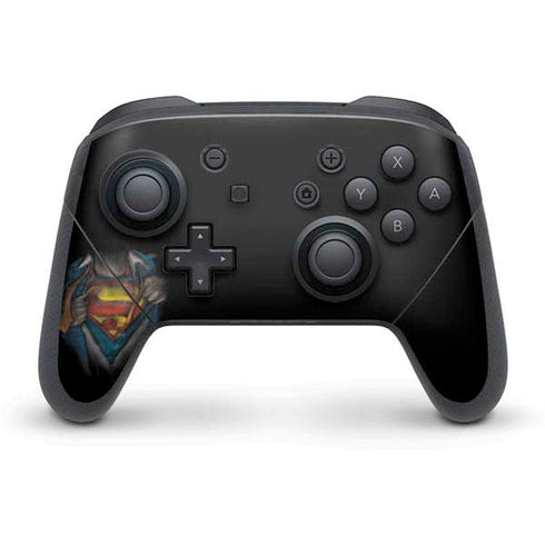 DC Comics Superman Pastel Art Nintendo Switch Pro Controller Skin